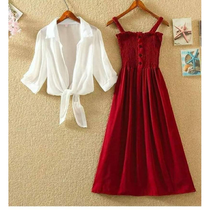 Western%20Dress%20summer%20fashion%20chiffon%20shirt%20and%20Skirts,%20women's%20summer%20dress,%20western%20style%20Tops%20and%20Skirts,%20sense%20of%20niche%20temperament%20Dress%20for%20Girls%20-%20Image%202