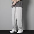 Ice Silk Pants Men's Summer Trousers Men's Trend Loose Straight Thin Casual Pants Sports Joggers Pants for Men pantalones hombre. 