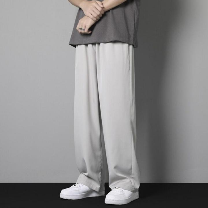 Ice%20Silk%20Pants%20Men's%20Summer%20Trousers%20Men's%20Trend%20Loose%20Straight%20Thin%20Casual%20Pants%20Sports%20Joggers%20Pants%20for%20Men%20pantalones%20hombre%20-%20Image%205