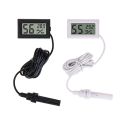 Digital Thermometer Hygrometer Mini LCD Humidity Meter Freezer Fridge Thermometer for -50~70 Coolers Aquarium Chillers. 
