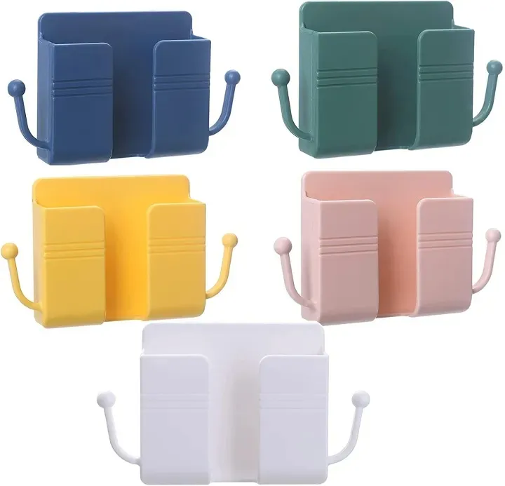 1pcs%20Wall%20Mounted%20Organizer%20Storage%20Box%20Remote%20Control%20Mounted%20Mobile%20Phone%20Plug%20Wall%20Holder%20Charging%20Multifunction%20Holder%20Stand%20-%20Image%203