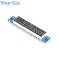 MAX7219 8 Digit Led Digital Tube Display Control Module For Arduino 3.3V 5V Microcontroller Serial Driver 7 Segment. 