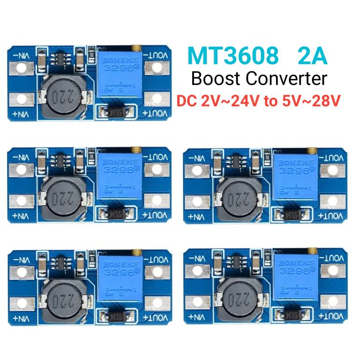 MT3608 DC-DC Step Up Converter Boost Module Step-up Board MAX output 28V 2A MT-3608