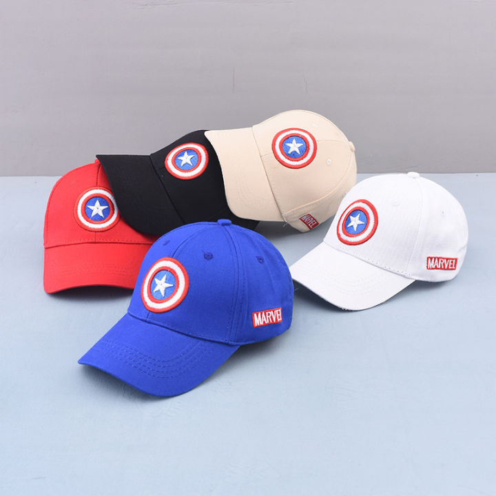 European and American style cartoon captain kids baseball cap wholesale outdoor sports sunhat foreign trade embroidery baby cap