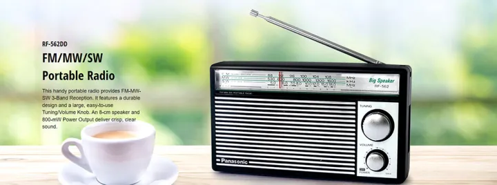 Panasonic%20RF-562DD2%20Portable%20FM/MW/SW%203-Band%20Reception%20and%20Radio%20-%20Black%20and%20Silver%20-%20Image%206