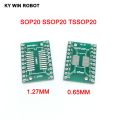 【Mary DAI Store】SOP20 SSOP20 TSSOP20 to DIP20 Pinboard SMD DIP Adapter 0.65mm/1.27mm to 2.54mm DIP Pin PCB Board Converter Socket. 