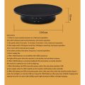 3 Speeds 20cm Intelligent Electric Rotating Display Stand Turntable F. 