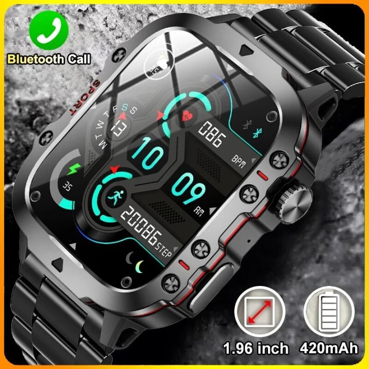 2024 New For Xiaomi Military Smart Watch Men IP68 5ATM Outdoor