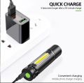 Rechargeable Torchlight Torch LED Portable Emergency Torch 3-Mode Mini Camping lighting. 