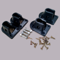 4Pcs Foldable Laptop Table Leg Brackets / Connector – Durable Iron Connectors for Portable Desk Repair (Black Finish). 