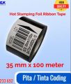 Hot Stamping Foil Ribbon 01 Roll Expiry Date Coding Machine Ribbon. 