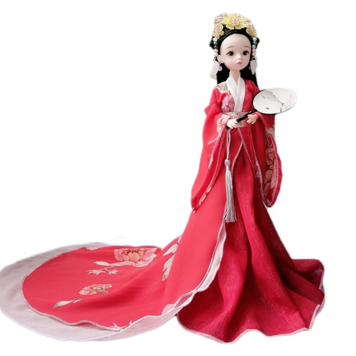 1/6%20BJD%20Chinese%20Hanfu%20Doll%20with%20Ancient%20Traditional%20Clothes%20Headdress%20Fairy%20Princess%20Doll%20Chinese%20Drama%20Dolls%20Toys%20for%20Girls%20-%20Image%203