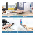 DoomHot Lap-top Stands Foldable Aluminium Lap-tops Stand Portable 6-Level Height Adjustable Holder Notebook Stand Air Flow Cooling Ergonomic Design Stands for 10 -15.6 Inch PC Computer Accessories. 