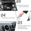 KOGEEK 5Meters Big D Small D Z Shape P Type Car Door Seal Strip Auto Rubber Seal Strips Waterproof Trim Dustproof Sound Insulation Weatherstrip Big D Small D Z P Type. 
