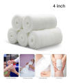 4 inch Gauze Bandage Roll for First Aid Pain Relief - 6pcs. 