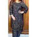 RADYMADE SADA BAHAR STYLISH KURTI TWO PIECE ( STITCHED ) FOR WOMEN. 
