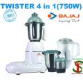 Bajaj Twister 4 in 1 (750 Watts) Mixer Grinder / Blender / Juicer. 
