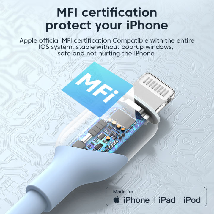 KUULAA%20USB%20C%20to%20Lightning%20MFi%20Cable%20for%20iPhone%20Fast%20Charging%20Cable%20PD%2030W%20USB%20Type%20C%20For%20iPhone%2014%2013%2012%2011%20Pro%20Max%20X%20XS%20XR%208%20-%20Image%204