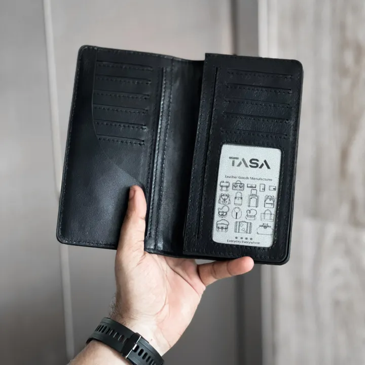 TASA%20Long%20Wallet%20Series%204,%20Full%20Grain%20Cow%20Leather%20Wallet.%20100%25%20_Genuine%20Leather%20-%20Image%205