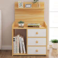 Royal Decor M32 End Table Side Table Bed Side Table With Storage Shelf Night Table Frame For Living Room Study Bedroom- Beech White Finish. 