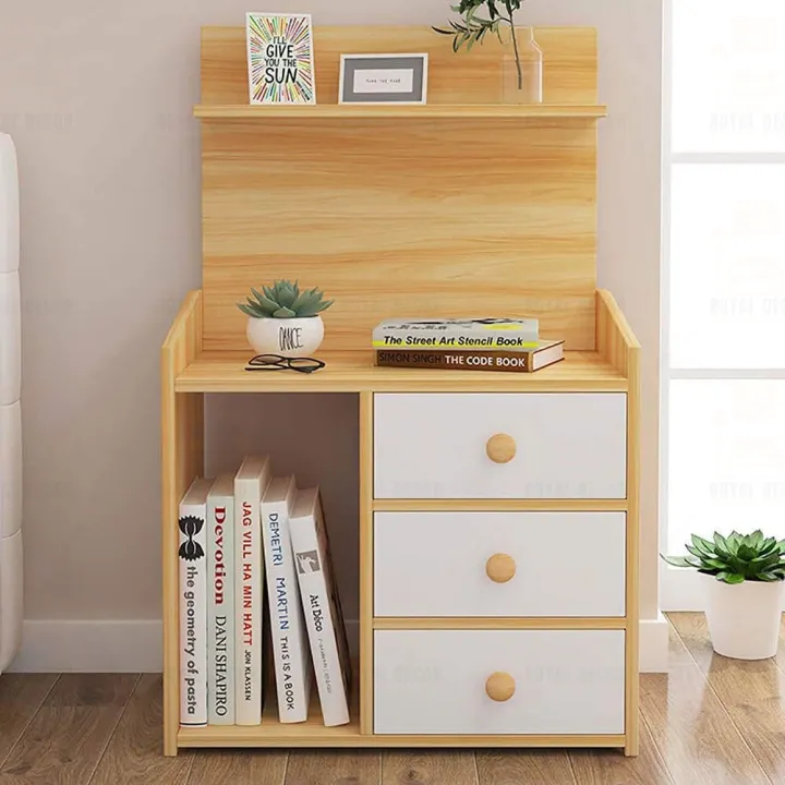 Royal%20Decor%20M32%20End%20Table%20Side%20Table%20Bed%20Side%20Table%20With%20Storage%20Shelf%20Night%20Table%20Frame%20For%20Living%20Room%20Study%20Bedroom-%20Beech%20White%20Finish%20-%20Image%202