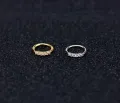 Diamond Cut Nose Ring.
