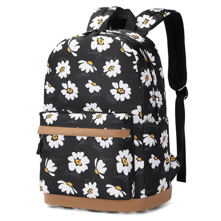 Daisy%20Flower%20School%20Backpack%20for%20Girls%20Large%20Capacity%20Student%20Backpack%20Lightweight%20Campus%20Printed%20Backpack%20for%20Kids%20Food%20Bag%20Set%20-%20Image%203