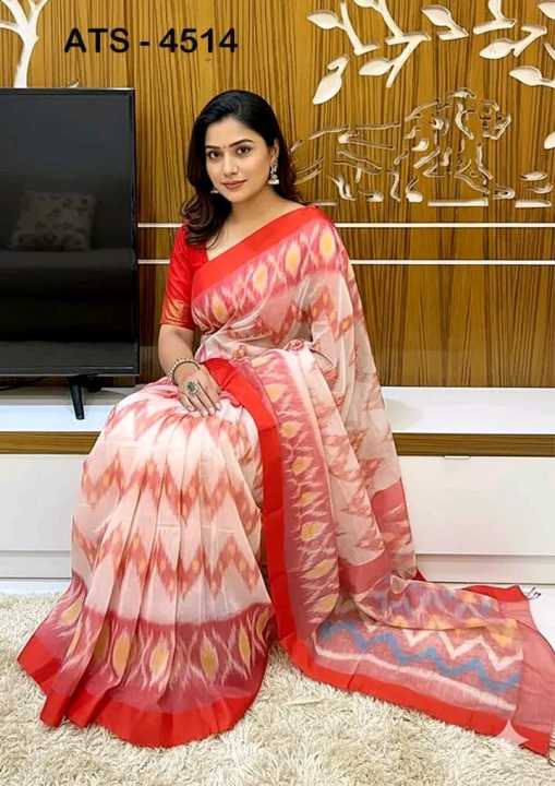 Authentic Tangail Ikkat Silk-Cotton Masterpiece 2