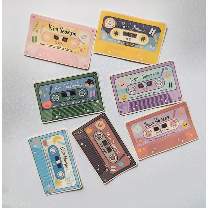 Exclusive bts single stickers (7pc)