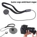 【VisioN Shop】Universal DSLR Cover Cap Holder Keeper Anti-lost String Leash Strap Cord String Rope for Canon for Nikon Sony. 