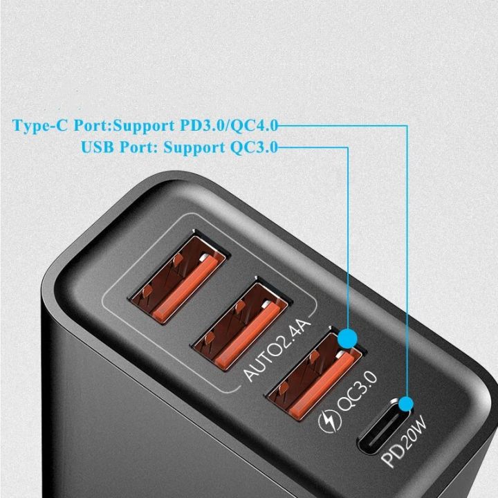USB%20Type%20C%20Quick%20Charger%204%20Ports%20QC3.0%204.0%20PD%20Mobile%20Phone%20Fast%20Power%20Adapter%20For%20iPhone%20iPad%20Samsung%20Xiaomi%20Huawei%20Wall%20Charger%20-%20Image%203