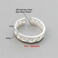 Wave Ring Stainless Steel Ocean Wire Wrap Surf Rings For Women Beach Tidal Jewelry Midi Bague Femme Anillos Mujer.