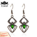 Spider-Shaped Faux Gem Necklace Earrings Ring Alloy Exaggerated Women Halloween Ornament Party Jewelry. 