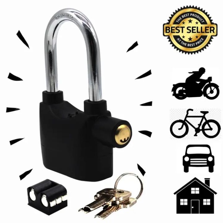 DSZ Discount Store  Progressive - Opulence at Its Best - Security Alarm Lock - Black  Tools, DIY & Outdoor - Must Have - Excellent