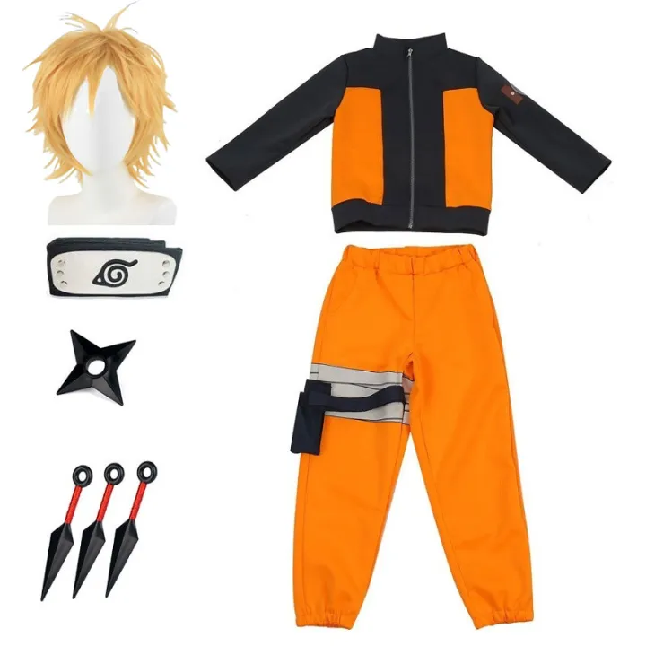 Anime%20Kids%20Uzumaki%20Akatsuki%20Cosplay%20Boys%20Girls%20Uzumaki%20Jacket%20Pants%20Headband%20Frog%20Wallet%20Child%20Uniform%20Kunai%20Halloween%20Costume%20-%20Image%203