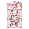 Tirado Duo Sauce House Castle Princess Dressing Cute Girl Children's Handheld Tent Sticker.