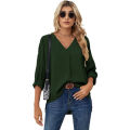Refined Taste - Ladies New Design For Ladies Custom Logo Long Sleeve Pullover Solid Color Women Tops - Durabilty Assured. 