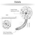 1PCS Belly Button Rings Stainless Steel Zircon Navel Piercing Belly Piercing Cute Navel Bar Mystic. 