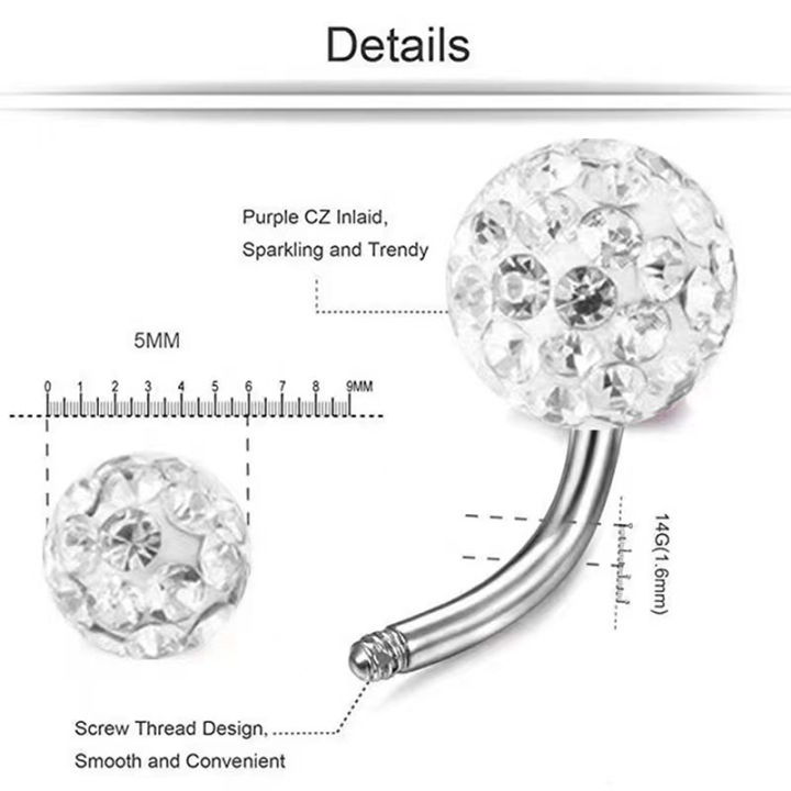 1PCS%20Belly%20Button%20Rings%20Stainless%20Steel%20Zircon%20Navel%20Piercing%20Belly%20Piercing%20Cute%20Navel%20Bar%20Mystic%20-%20Image%204