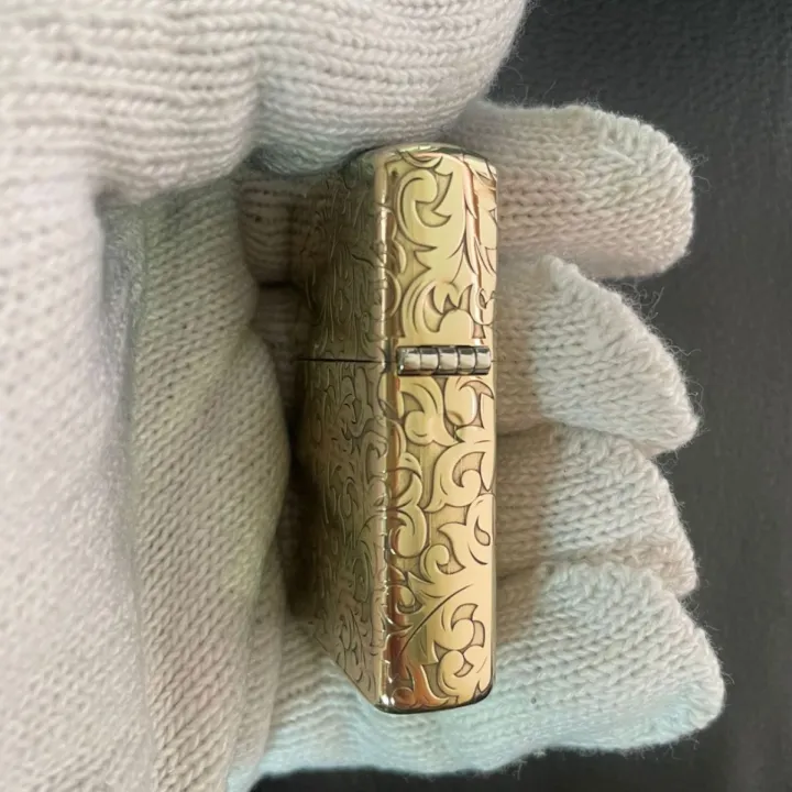 Zorro%20Kerosene%20Lighter%20902%20Pure%20Copper%20Five-Sided%20Carved%20Rich%20Tangcao%20Collection%20Men's%20Personalized%20Creative%20Gift%20Lighter%20-%20Image%203