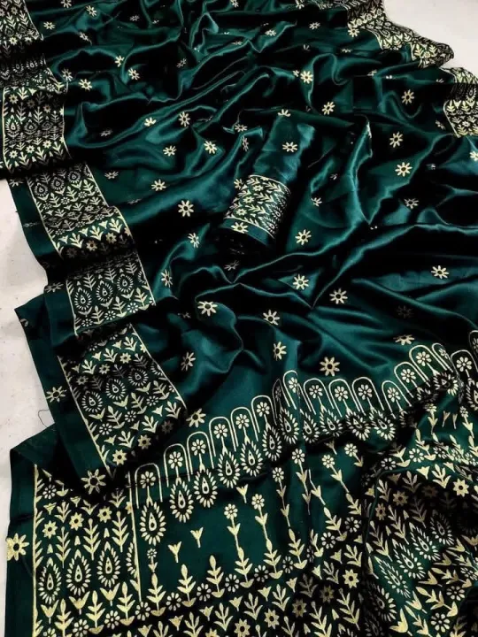 Stylish%20&%20fashionable%20New%20Matching%20best%20JAPANI%20SILK%20/Coupple%20Dress/For%20Men%20&%20Women%20/%20Saree%20+Panjabi+Blawse%20pc/%20(Combo%20Set))%20-%20Image%202