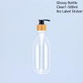 Plastic Pump Bottle Refillable 500ml Soap Dispenser Shampoo Bottle for Bathroom Kitchen Travel Hand Hygiene Storage. 