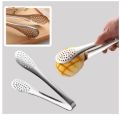 Stainless Steel Food Food Clip Kitchen Food Tongs Bread Barbecue Clip Pastry Clamp Barbecue Tongs. 