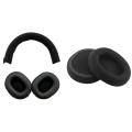 2 Set Ear Cushion Earphone Cover for Steelseries/Sairui with Headphone Head Beam Protective Cover for Audio-Technica. 