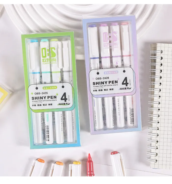4PCS%20Shiny%20Pen%20Glitter%20Highlighters%20Tip%20Markers%20Assorted%20Colors%20Planner%20Journaling%20Fluorescent%20Highlighter%20Sparkling%20Note-taking%20Soft%20Color%20Quick%20Dry%20Ideal%20Great%20for%20Organizing%20Coloring%20School%20Supplies%20-%20Image%209