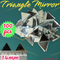 14 mm Triangle Mirror Mosaic Tiles, Triangular Real Glass Mirror for Jwellery Making DIY Crafts & LIPPAN Art Works. 