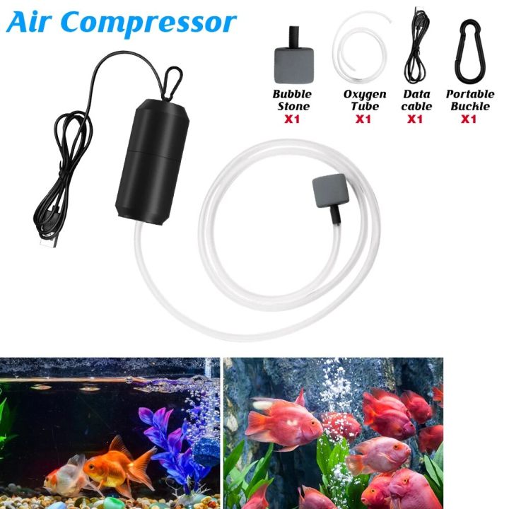 Pawfly 15 GPH Aquariu USB Air Pup Ini Quiet Oxygen Aerator Pup With