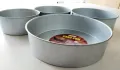 4Pcs Round shape Cake Mold,Aluminum Round cake mold 4pis set,Make Cake,Pudding And More,Oven Proof Cake Pan Set..