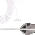 Stainless steel Curtains Easy installation White Curtain wire Adjustable length PVC coated Window cord for Home decoration. 