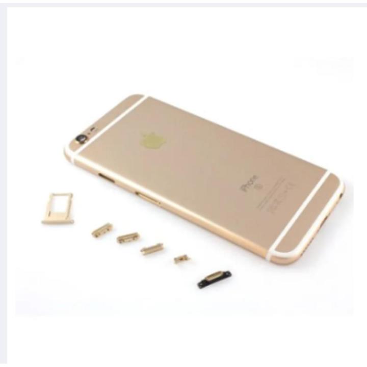 Apple iPhone 6s Polycarbonate Plastic Casing Back Shell Back  Panel Battery Cover Back Door Back Replacement Part with Button